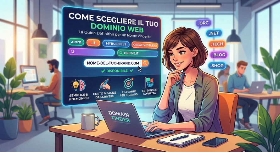 Come scegliere il nome del tuo dominio web
