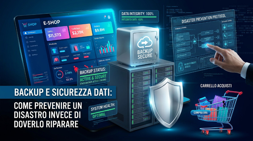Backup e sicurezza dati: come prevenire un disastro invece di doverlo riparare