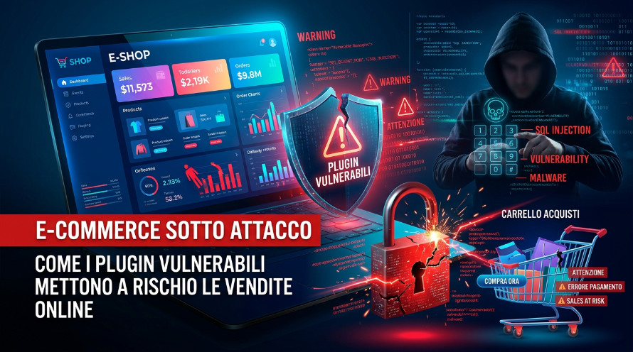 E-commerce sotto attacco: come i plugin vulnerabili mettono a rischio le vendite online