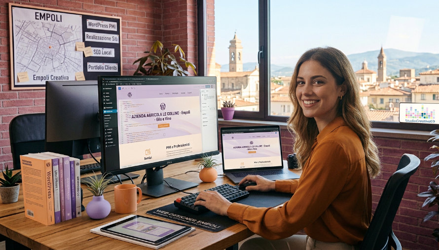 Il tuo Web Designer a Empoli: Realizzazione Siti WordPress per PMI e Professionisti